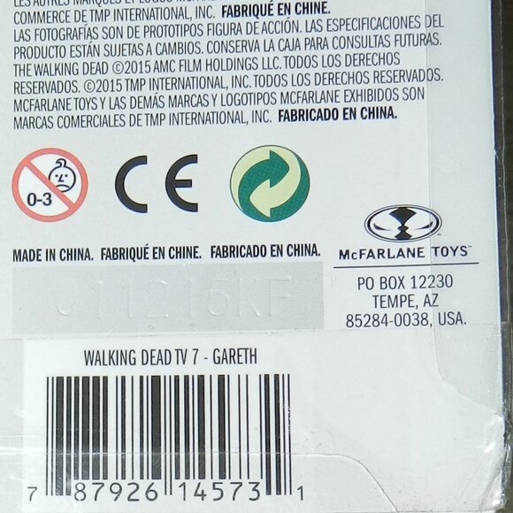 The Walking Dead 5” Gareth Action Figure TV Series 7 AMC🆕📦🏃💨⚡🚚 - Picture 14 of 16